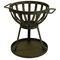 IMEX EL ZORRO Estufa de leña para Exterior- diámetro 33 x 41 cm- Negro- 71460